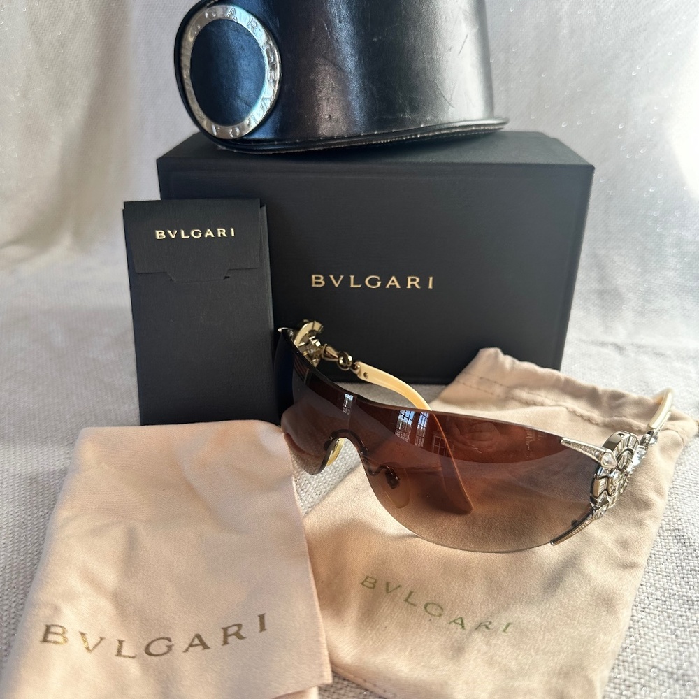 *SOLD* BVLGARI Crystal Sunglasses Limited Edition with Swarovski - Made in Italy